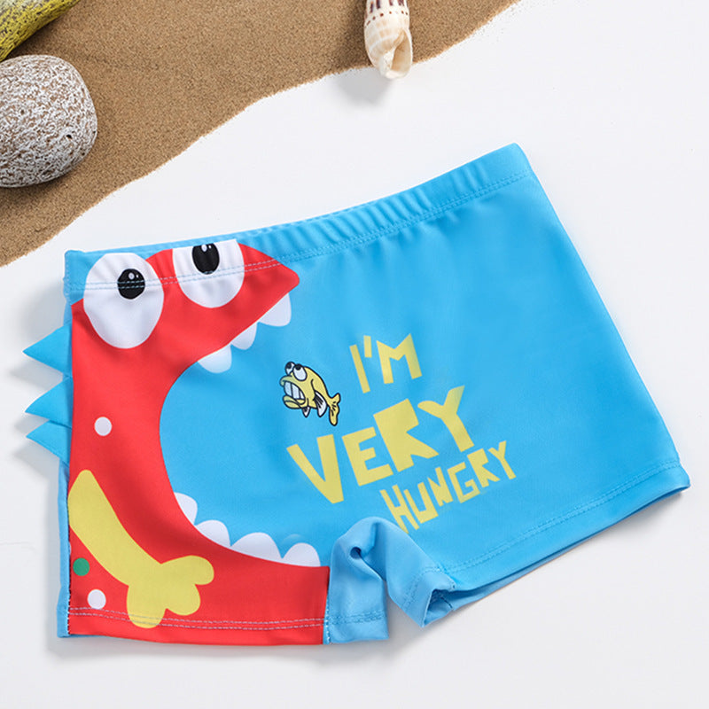 Swimsuit Cute Cartoon Big Children Print Shorts