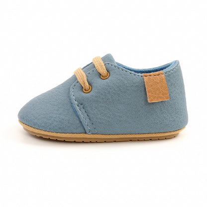 Luxury Soft Leather Baby Moccasins Shoes Newborn Rubber Sole First Walkers Boys Toddler Shoes