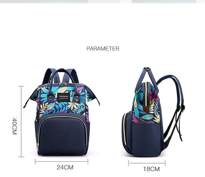 Multifunctional mother bag, baby bag, baby bottle, diaper backpack