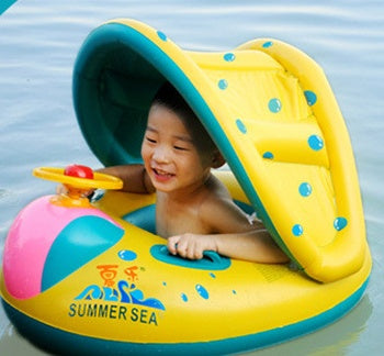 Infant inflatable swimmer