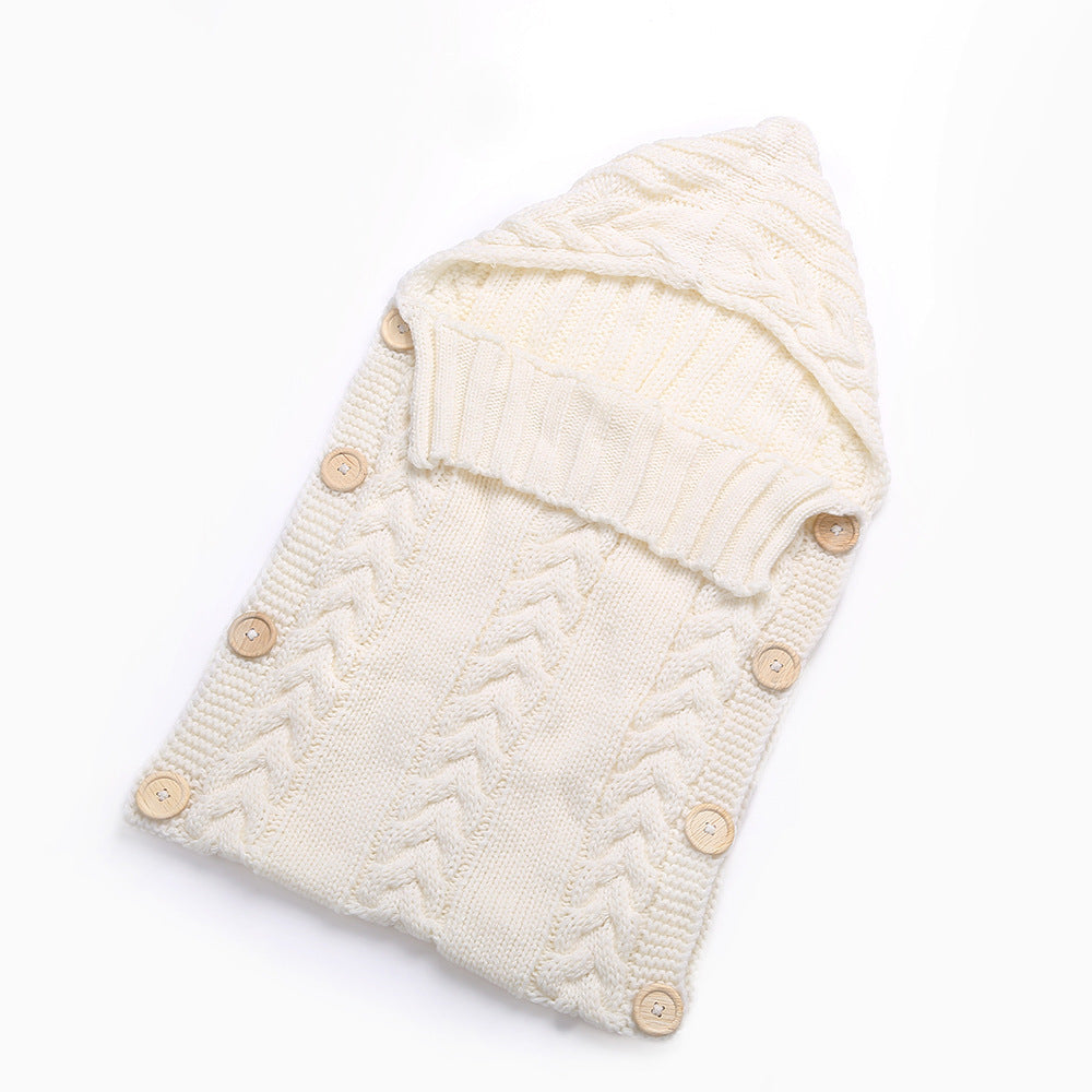 Knitted Baby Sleeping Bag