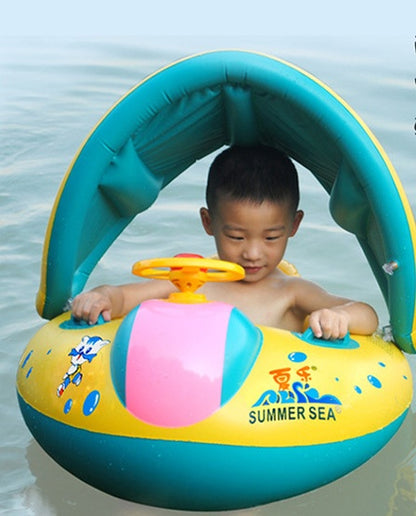 Infant inflatable swimmer