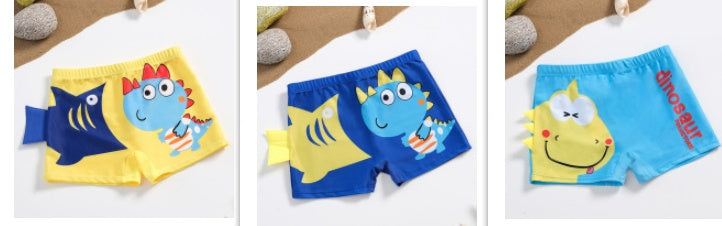 Swimsuit Cute Cartoon Big Children Print Shorts